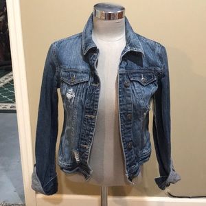 Distresses Denim Jacket